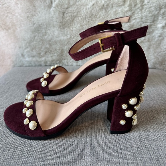 Stuart Weitzman suede heels. - Picture 3 of 5
